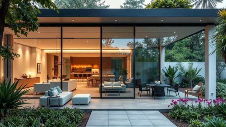 Glas-Pavillon einrichten: Tipps für moderne Gestaltung