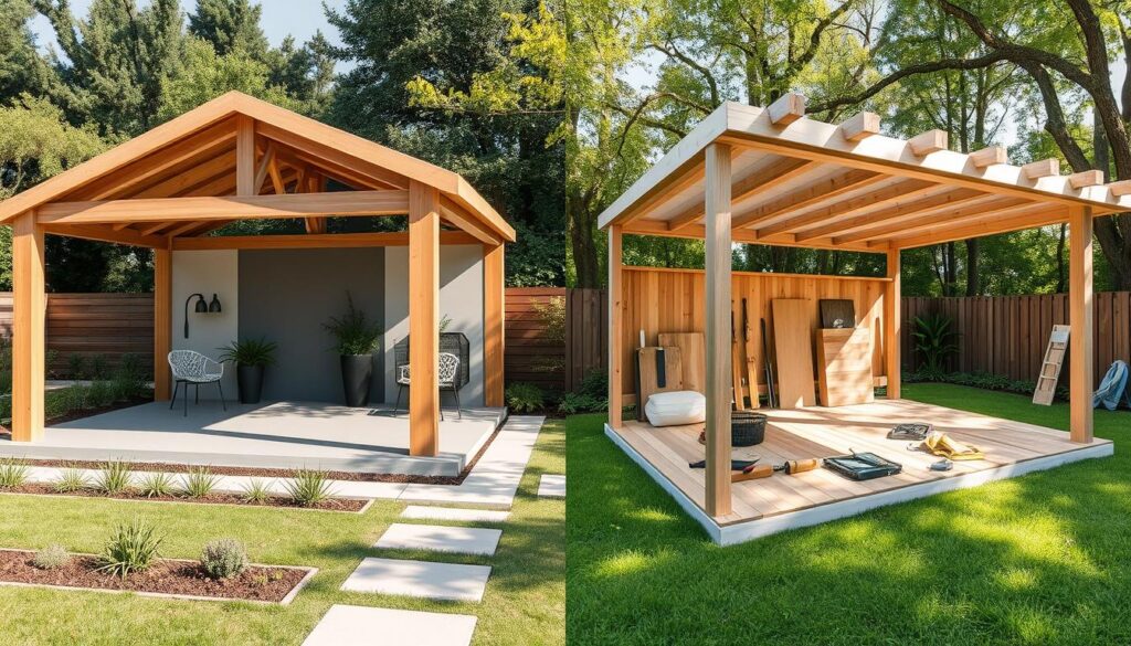 Pavillon Bausatz und schlüsselfertige Lösung