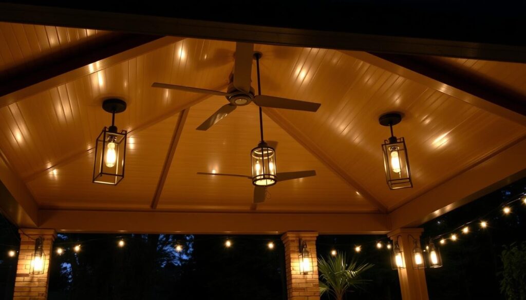 Pavillon Beleuchtungsinstallation