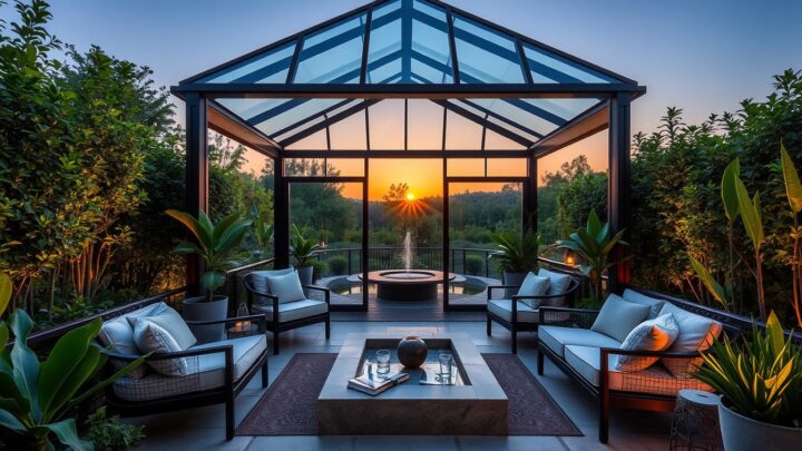 Glaspavillon – Deko: Stilvolle Ideen für Ihre Glasoase
