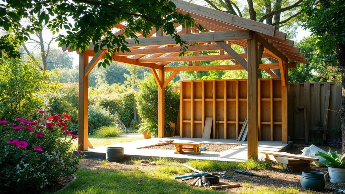 Pavillon selber bauen – Anleitung & Tipps für Garten Pavillon selber bauen – Anleitung & Tipps für Garten