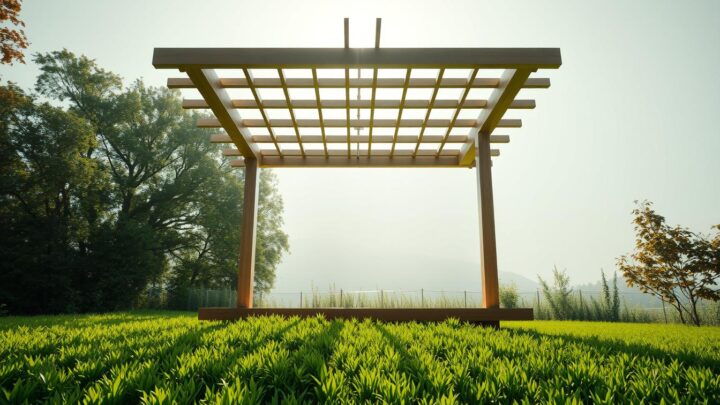 Pavillon ohne Fundament: Geht das?