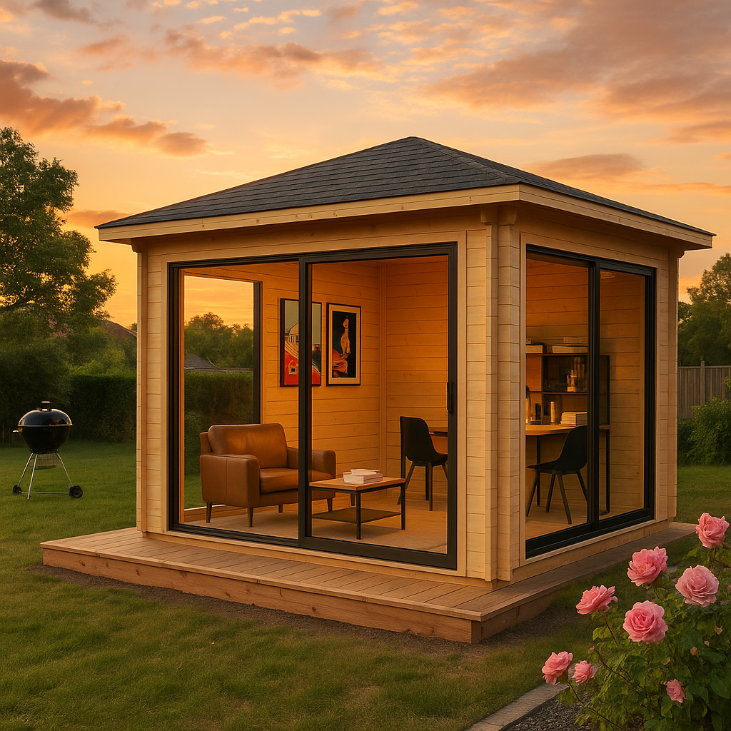 Fjordholz Gartenpavillon Modell Alu 44 B Rabatt: 26 %